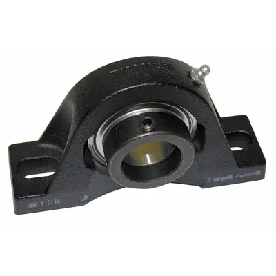TIMKEN Pillow Block Bearing: 1 in Bore, Cast Iron, Eccentric Collar - Low-Base Pillow Block Ball Bearings