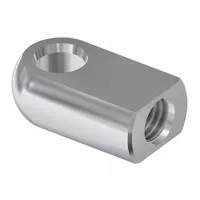 BANSBACH EASYLIFT Hinge Eye End Fitting: Aluminum, 8.1 mm Eyelet Dia (MPN 96845)