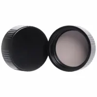Cap: 31 mm Dia, Black, Phenolic, Rubber, 28-410 mm Screw Closure Size, Autoclavable, ASTM E982 (MPN 45066B-28)