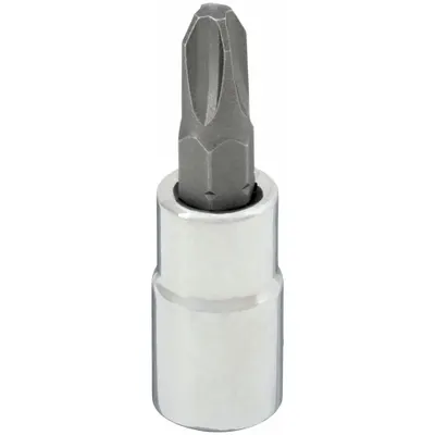 WESTWARD Socket Bit: 1/4 in Drive Size, Phillips Tip, #2 Tip Size, 1 1/2 in Overall Lg - Phillips Bit Sockets