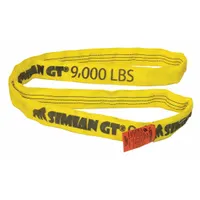 STREN-FLEX SIMIAN GT Round Sling: Type 5, Polyester, Nylon, 12 ft Sling Lg, 1 3/32 in Body Dia (MPN SFERSST3-12)