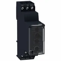 SCHNEIDER Time Delay Relay: DIN-Rail Mounted, 24 to 240V AC/24V DC, 8 A, 4 Pins/Terminals (MPN RE22R2MMU)