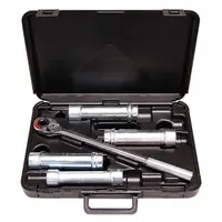 WHEELER-REX Socket Wrench Set: 1/2 in Drive, 5 Piece, 6-Point, Metric (MPN 942)
