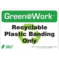 Social Distancing Adhesive Sign: Plastic, Adhesive Sign Mounting, Not Retroreflective, 5 PK (MPN 1046S)