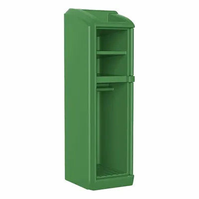 CORTECH Locker: Green, 78 1/2 in Overall Ht, 26 in Overall Wd, 26 in Overall Dp - Lockers