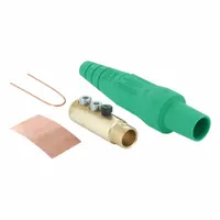 Single Pole Inline: Female, Green, 600V AC/600V DC, 400 A, Double Set Screw Termination, 16 Series (MPN 16D33-UG)