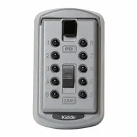 KIDDE Lock Box: Mechanical Combo Lock, 2 Key Capacity, 3 7/8 in Outside Ht, 2 1/4 in Outside Wd (MPN 1170)