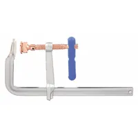 WILTON Bar Clamp: Heavy Duty, Coated T Handle, 12 in Jaw Opening - Max, 2,660 lb Clamping Force, F (MPN 2400S-12C)