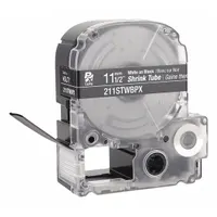 Sleeve Label: 7/8 in x 7/8 in, Polyolefin, White (Matte), For 2 AWG to 8 AWG Wire Gauge (MPN 48GF02)