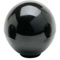 DAVIES Hand Knob: Ball, Thermoset, 1/4"-20 Thread, 60 mm Thread Lg, 1.25 in Dia (MPN 0025AN)