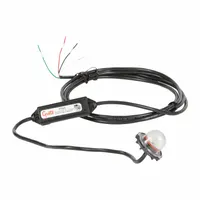 GROTE Strobe Light: Strobe, Amber, 1 in Overall Wd, 1 5/8 in Overall Ht, LED, 10 to 16V (MPN 77933)