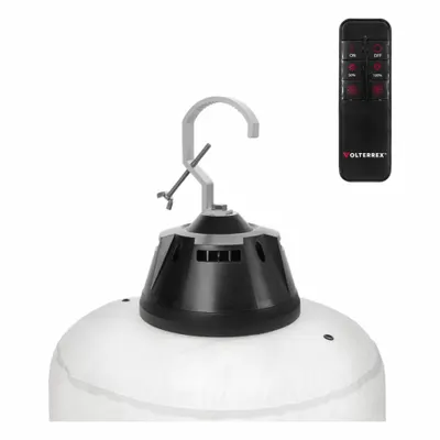 VOLTERREX Balloon Light Fixture: LED, 7,800 lm Max Brightness, 15 ft Power Cord Lg - Balloon Light Fixtures