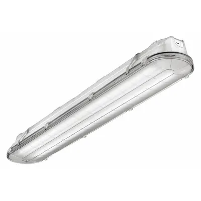 LITHONIA LIGHTING Linear Garage Light: LED, 6,000 lm, 5000K, 49 W Fixture Watt, 120 to 277V AC - LED Linear Parking Garage & Canopy Lights
