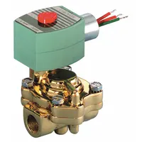 REDHAT Solenoid Valve: 2-Way, Normally Closed, 1/2 in Pipe Size, 110V AC/120V AC, Slow-Closing (MPN 8221G003HW)