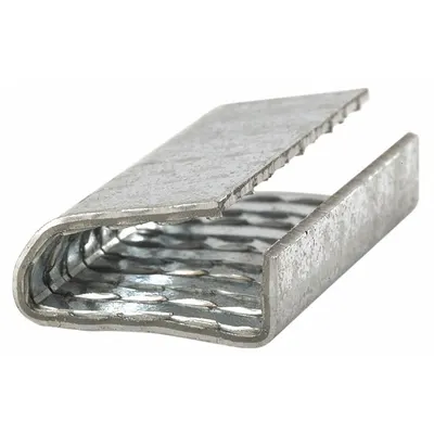 OEM Strapping Seal: Fits 3/4 in Strap Wd - Gripper Seals for Polyester Strapping