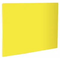 CRESTWARE Cutting Board: 24 in Overall Lg, 18 in Overall Wd, Yellow, Polyethylene, NSF Certified (MPN PCB1824Y)