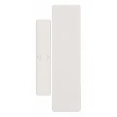 Surface-mount entry sensor for security systems. Includes AAA alkaline batteries. Compatible with the 2015 Musical Wireless Chime series and model STI-3360G. Detects door or window openings to trigger a chime alert.