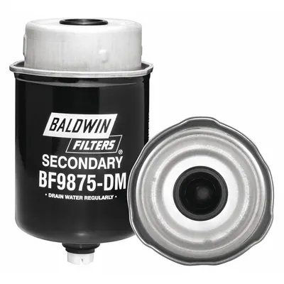 BALDWIN FILTERS Fuel Filter: Cartridge, 5 5/16 in Overall Lg, 3 3/16 in Outside Dia - Can-Type Fuel/Water Separators