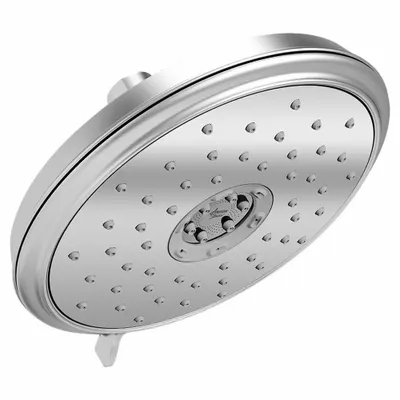 AMERICAN STANDARD Fixed Showerhead: Spectra+, 1.8 gpm Fixed Showerhead Flow Rate, Chrome - Multi-Pattern Fixed Showerheads