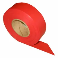 DISASTER MANAGEMENT SYSTEMS Triage Tape: Red, (1) 300 ft Ribbon Roll, 1 in Overall Wd (MPN DMS 05791)