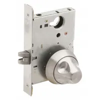 This passage knob lockset is designed for interior doors where locking is not required. Its stainless steel construction and ligature-resistant features make it suitable for environments prioritizing safety and durability, such as behavioral healthcare or correctional facilities