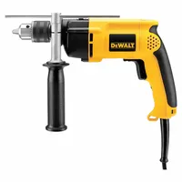 DEWALT Hammer Drill: Corded, 1/2 in Chuck, 3/8 in Concrete Capacity, 1,150 RPM, 8.5 A Current (MPN DW511)