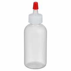LDPE Dropper Bottle, 60 mL (2 fl oz), Colorless, White Closure, Non-Sterile, F11637-0002