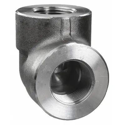 OEM Steel Pipe Elbow: 1/2 in x 1/2 in, Female NPT Threaded x Female NPT Threaded - Threaded High-Pressure Pipe Fittings