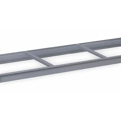 LYON Bulk Storage Rack: 60 in x 36 in x 3 5/8 in, 14 ga Beams - Open Deck Bulk Rack Shelf Kits
