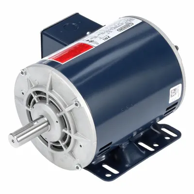 LEESON General Purpose: Rigid Base Mount, Open Drip Proof, 2 hp, 230/460V AC, 3,510 RPM - Rigid Base 3-Phase General Purpose AC Motors