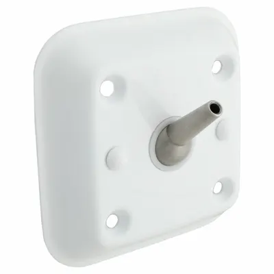 BESTCARE Bathroom Security Hook: 1 Hooks, Stainless Steel, Powder-Coated, 25 lb Release Point - Institutional Bathroom Hooks