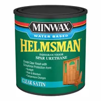 MINWAX Finish: Varnish, Exterior/Interior, Oil, 32 fl oz Container Size, Wood, Satin, Clear, Clear (MPN 630520444)