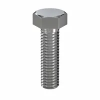 Hex Head Cap Screw: Stainless Steel, 316, Plain, M5, Metric, 18 mm lg, Fully Threaded, Metric, 50 PK (MPN HC3XX05018-050P1)