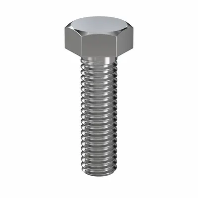 LINDSTROM Hex Head Cap Screw: Stainless Steel, 316, Plain, M5, Metric, 18 mm lg, Fully Threaded - 316 Stainless Steel Hex Head Cap Screws