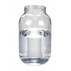 This 2 L clear wide mouth round glass bottle from WHEATON is designed for general laboratory storage, mixing, and sampling of liquids and powders. It features a colorless body with an 83-400 mm screw closure size and is supplied without a closure or closure liner. The bottle is not graduated.