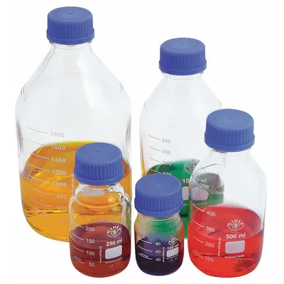 OEM Media Bottle: 500 mL - Glass Lab Media Bottles