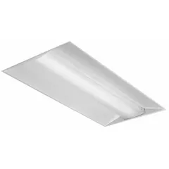 This 2 ft x 4 ft LED center-basket troffer delivers 4800 lumens at 3500K color temperature, consuming 42 W. It operates on 120 to 277V AC and supports universal voltage dimming. Designed for recessed ceiling installations in commercial spaces such as offices, schools, and healthcare facilities.