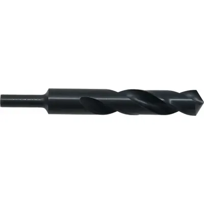 CHICAGO-LATROBE Reduced Shank Drill Bit: 7/16", 118° Point - Reduced-Shank High-Speed Steel Mechanics-Length Drill Bits