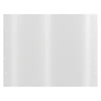 ROCKWOOD Door Kick Plate: 46 in Wd, 34 in Ht, Stainless Steel (MPN K1050 34X46.32D)