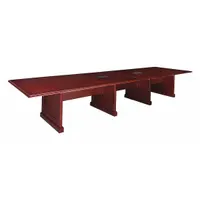 REGENCY Conference Table: Rectangle, Veneer, Mahogany, 192 in Overall Lg, 50 in Overall Wd, Wood (MPN TVCTRC19252MH)