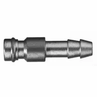 PARKER Quick Coupler: Hose Barb, 5 mm Body Size, Brass, 550 lpm Max Flow Rate, 6 mm Thread Size (MPN 21SSTF06MXX)