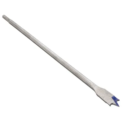 IRWIN Spade Drill Bit: 1 in Drill Bit Size, 1/4 in Shank Dia, 16 in Overall Lg - Quick-Change Hex-Shank Flat Spade Drill Bits