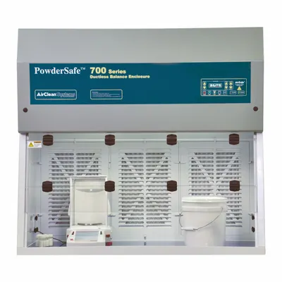 AIRCLEAN SYSTEMS Balance Enclosure: PowderSafe, 48 in Overall Wd, 44 in Overall Ht - Balance, Bulk Powder, & Equipment Enclosures