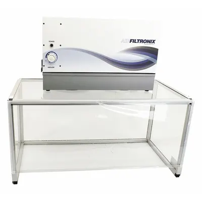 GLAS-COL Containment Hood: G, 30 in Overall Wd, 32 1/2 in Overall Ht, 18 in Overall Dp - Light Duty Ductless Fume Hoods & Enclosures