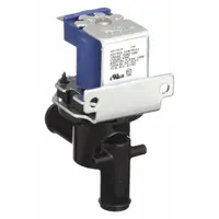 Replacement purge valve for commercial ice machines. Removes non-condensable gases and impurities from the refrigeration circuit to maintain efficient operation. Consult the machine's service manual for fitment and pressure specifications