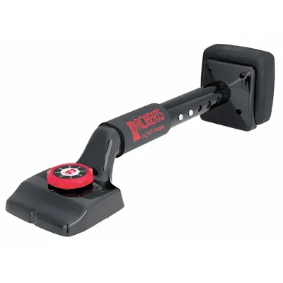ROBERTS Carpet Knee Kicker: 4 3/4 in Overall Wd, 4 3/4 in Overall Ht, 4 in Clamp Face Wd - Knee Kickers