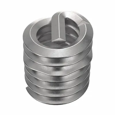 HELI-COIL Helical Insert: Tanged Tang Style, Screw-Locking, 1/4"-20 Thread Size - Screw-Locking Tanged Helical Inserts