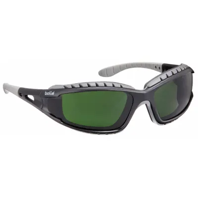 BOLLE SAFETY Safety Glasses: Scratch-Resistant, Full-Frame, W5, Dielectric - Gasketed Welding Safety Glasses