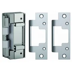 This cylindrical electric strike is designed for use with cylindrical locksets in access control systems. It features a stainless steel finish and operates on 12V AC/DC input voltage. With a Performance Duty Rating of 2 (Medium Duty), it is suitable for commercial and industrial doors requiring controlled entry.