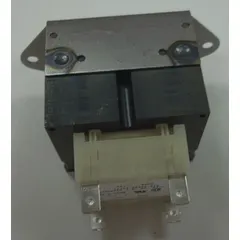 Replacement transformer for HVACR systems, used to step down line voltage for low-voltage control circuits in commercial heating, ventilation, air conditioning, and refrigeration equipment. Suitable for powering controls, switches, and thermostats.